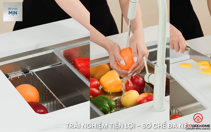 CHẬU RỬA CHÉN BÁT KONOX TARI 780SM TARI780SM 6