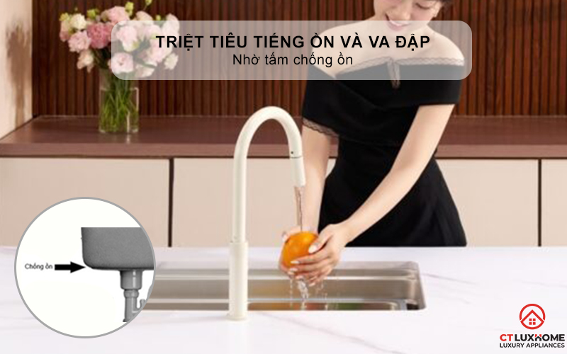 CHẬU RỬA CHÉN BÁT KONOX TARI 780SM TARI780SM 8