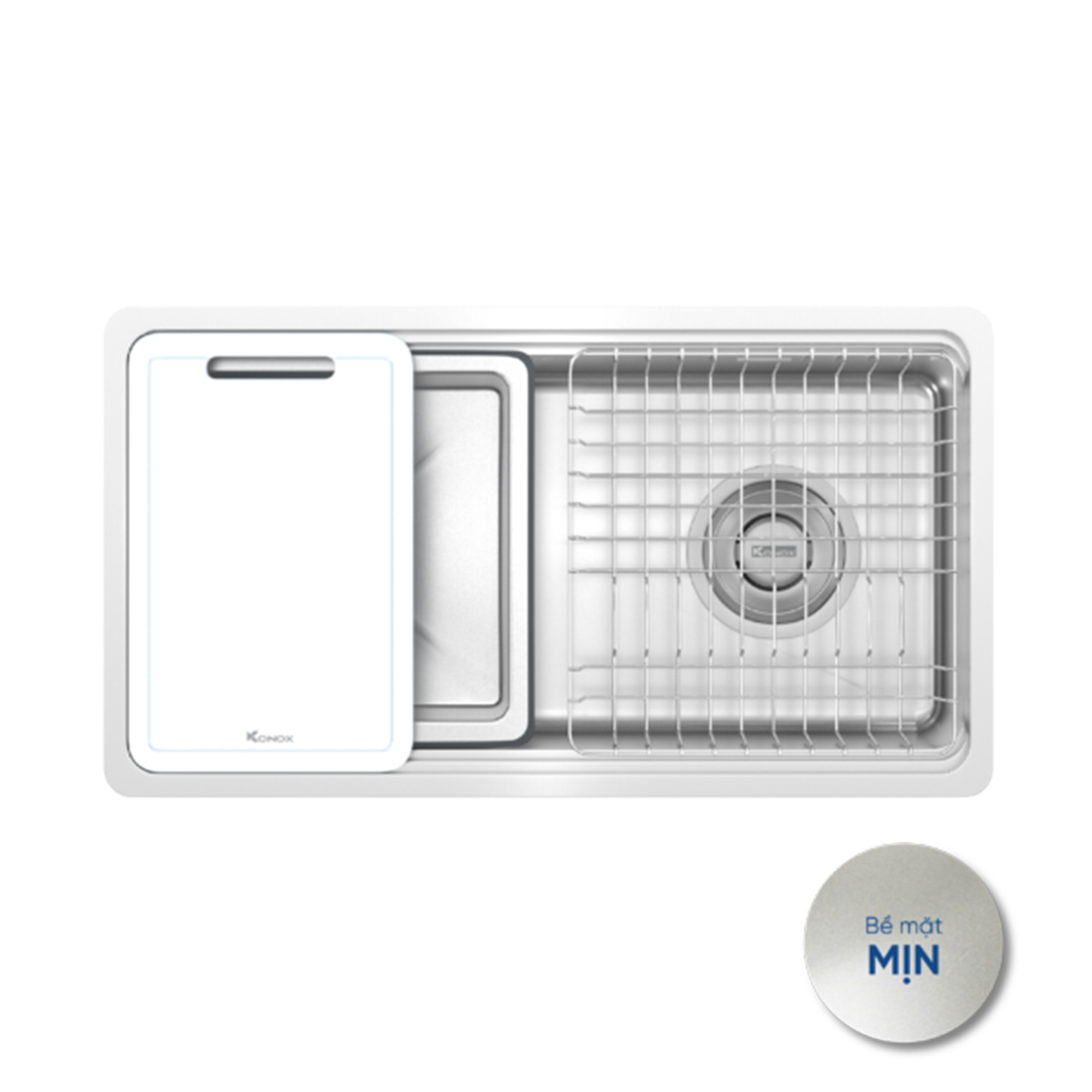 CHẬU RỬA CHÉN BÁT KONOX TARI 780SM TARI780SM