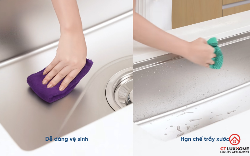 CHẬU RỬA CHÉN BÁT KONOX TARI 8748SM FULL  TARI8748SMFULL 10