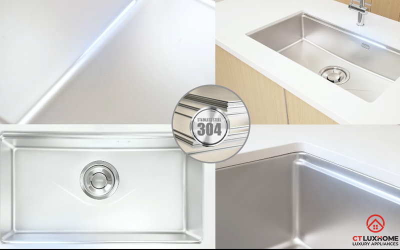 CHẬU RỬA CHÉN BÁT KONOX TARI 8748SM FULL  TARI8748SMFULL 2