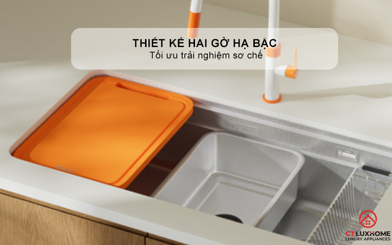 CHẬU RỬA CHÉN BÁT KONOX PHIÊN BẢN CÁ NHÂN HÓA TARI SMART 7047PP TARISMART7047PP 6