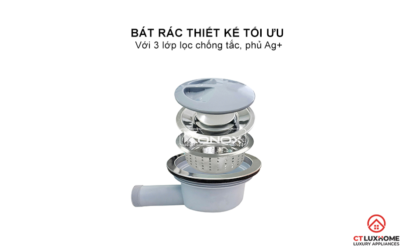CHẬU RỬA CHÉN BÁT KONOX PHIÊN BẢN CÁ NHÂN HÓA TARI SMART 7047PP TARISMART7047PP 7