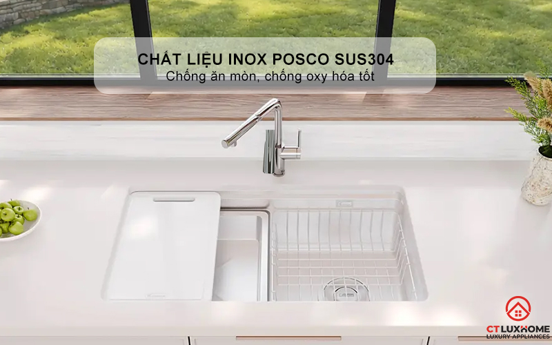 CHẬU RỬA CHÉN BÁT KONOX PHONG CÁCH NHẬT CHỐNG XƯỚC TARI SMART 780 TARISMART780 2