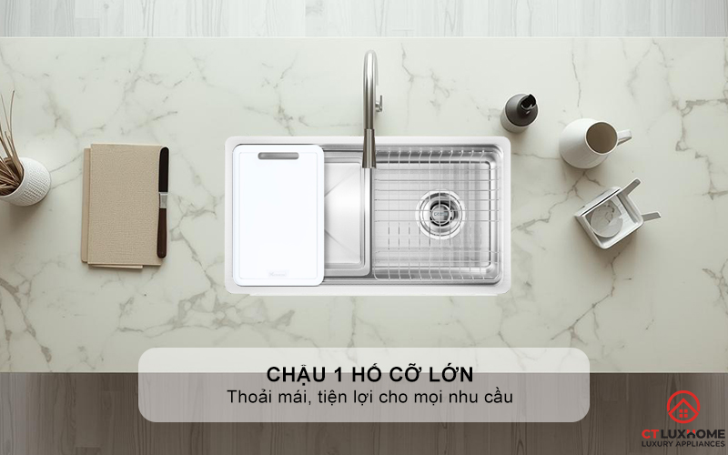 CHẬU RỬA CHÉN BÁT KONOX PHONG CÁCH NHẬT CHỐNG XƯỚC TARI SMART 780 TARISMART780 4