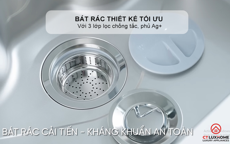 CHẬU RỬA CHÉN BÁT KONOX PHONG CÁCH NHẬT CHỐNG XƯỚC TARI SMART 780 TARISMART780 6