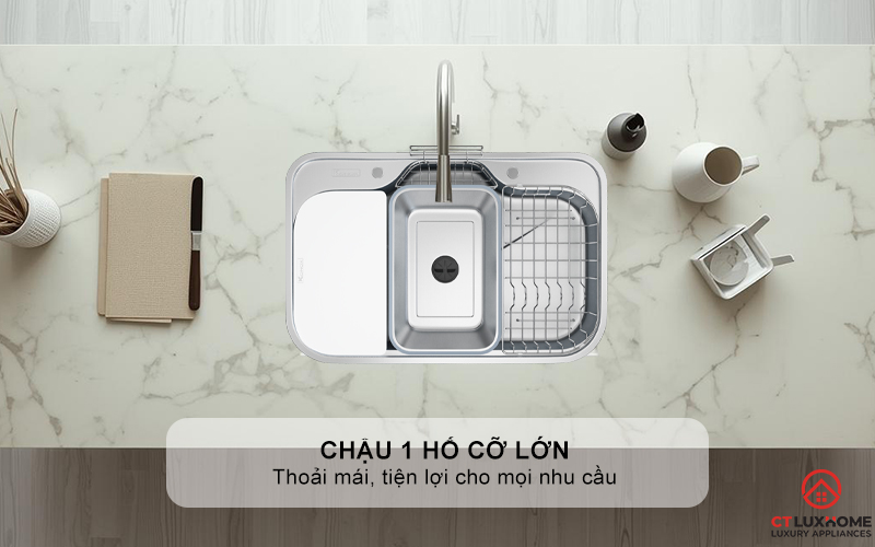 CHẬU RỬA CHÉN BÁT KONOX PHONG CÁCH NHẬT CHỐNG XƯỚC TARI SMART 7851 TARISMART7851 4
