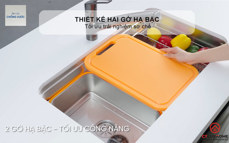 CHẬU RỬA CHÉN BÁT KONOX PHIÊN BẢN CÁ NHÂN HÓA TARI SMART 8047PP TARISMART8047PP 6