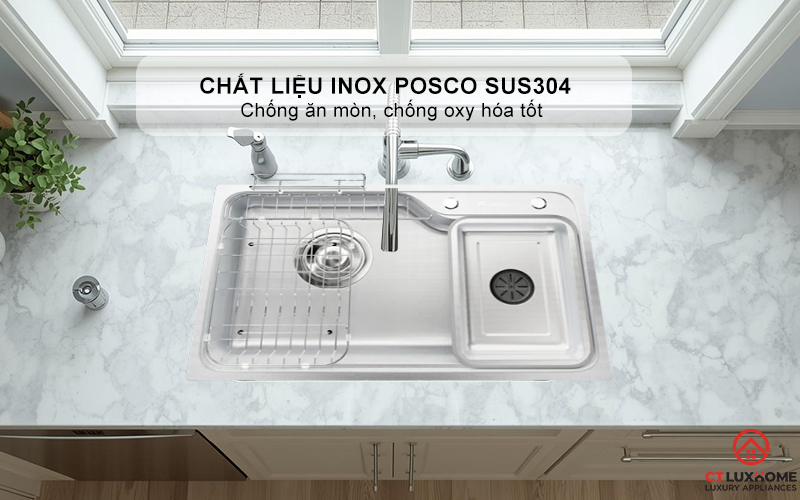 CHẬU RỬA CHÉN BÁT KONOX PHONG CÁCH NHẬT CHỐNG XƯỚC TARI SMART 8050 TARISMART8050 2