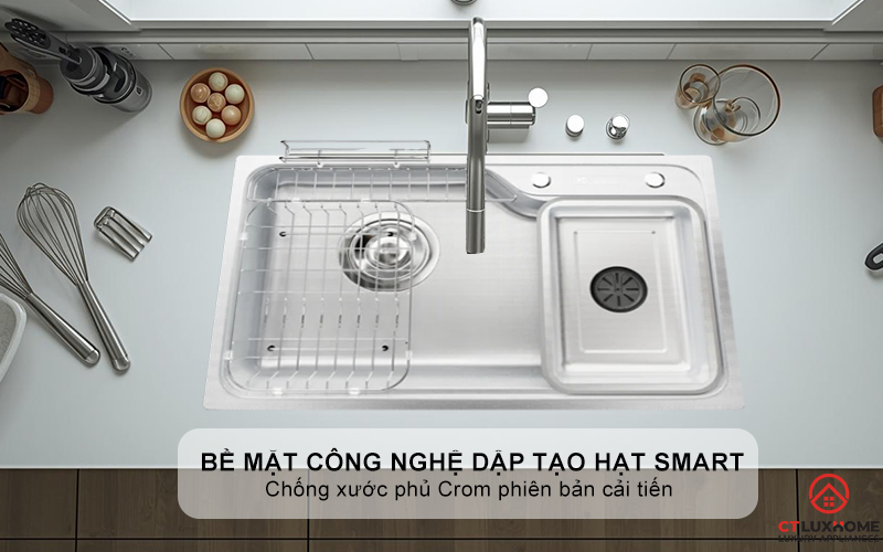 CHẬU RỬA CHÉN BÁT KONOX PHONG CÁCH NHẬT CHỐNG XƯỚC TARI SMART 8050 TARISMART8050 3