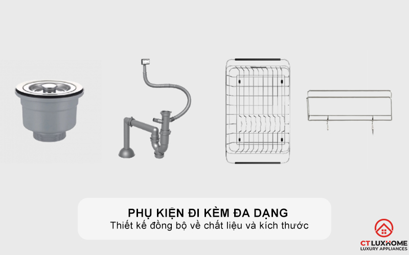 CHẬU RỬA CHÉN BÁT KONOX PHONG CÁCH NHẬT CHỐNG XƯỚC TARI SMART 8050 TARISMART8050 8
