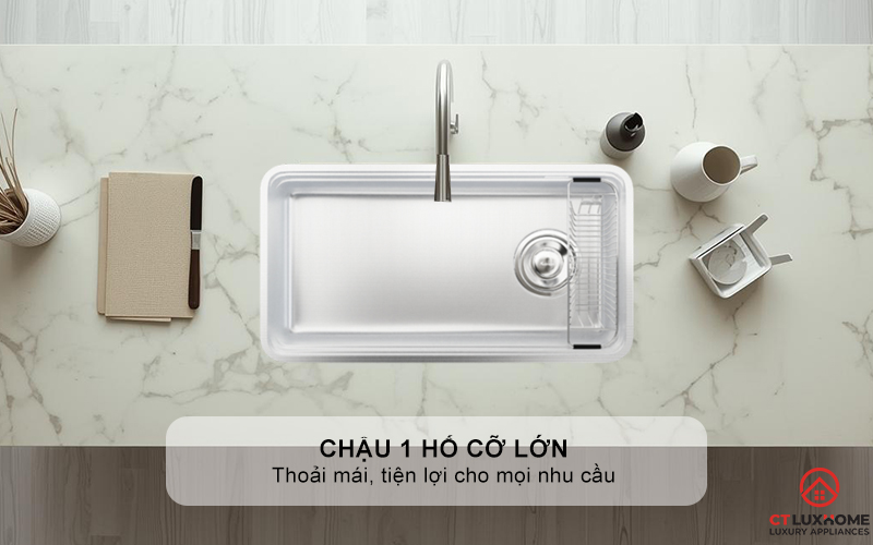CHẬU RỬA CHÉN BÁT KONOX PHIÊN BẢN CÁ NHÂN HÓA TARI SMART 8847PP TARISMART8847PP 4