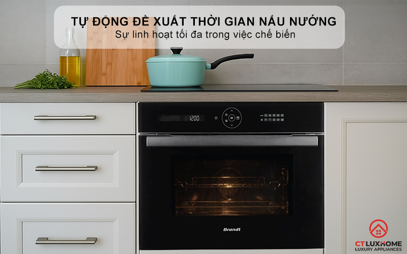 Chức năng tự động đề xuất thời gian nấu nướng thông minh