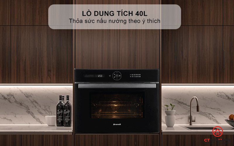 Dung tích 40L thỏa sức nấu nướng theo ý thích
