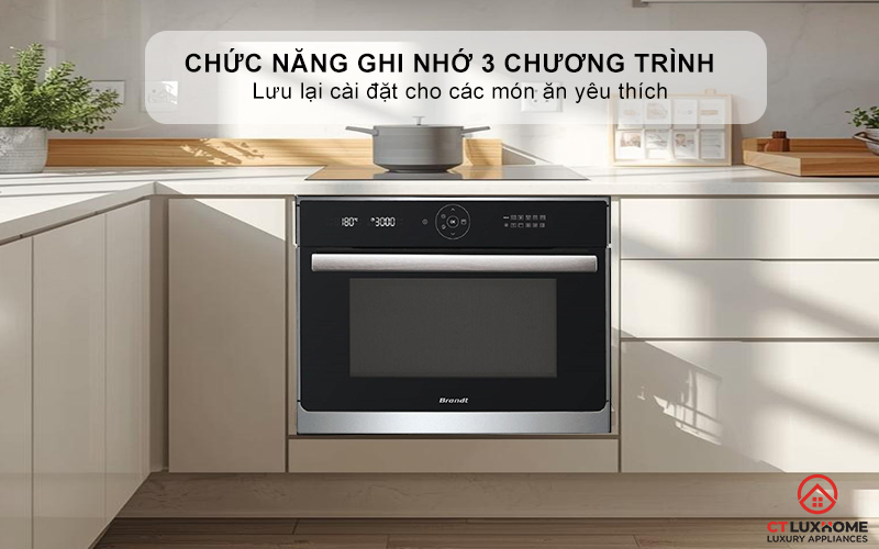 Chế độ ghi nhớ 3 công thức nấu ăn thường xuyên