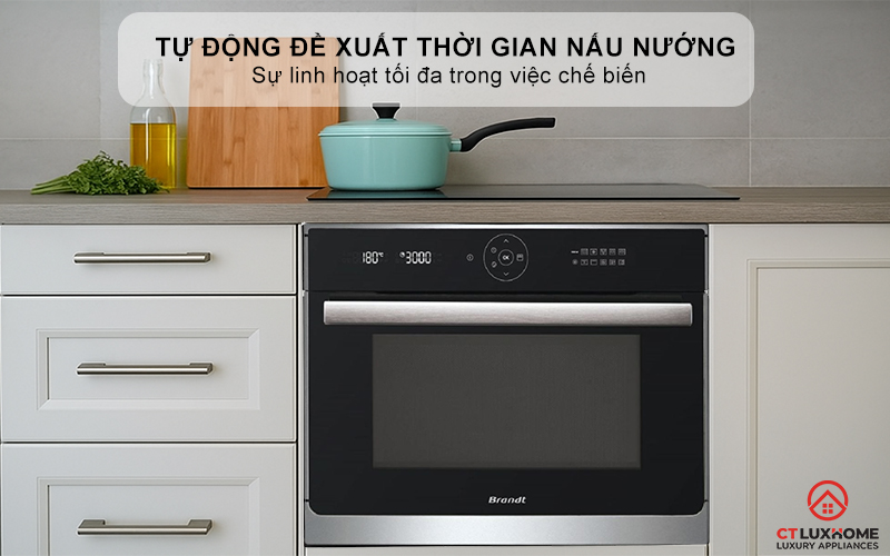 Chức năng tự động đề xuất thời gian nấu nướng thông minh