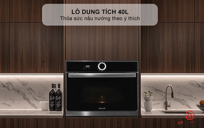 Dung tích 40L thỏa sức nấu nướng theo ý thích