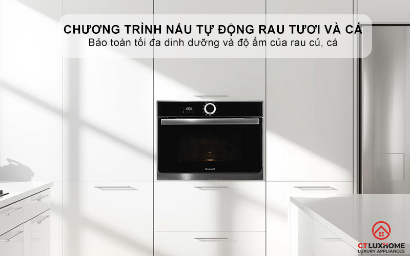 Chương trình nấu tự động rau tươi và cá