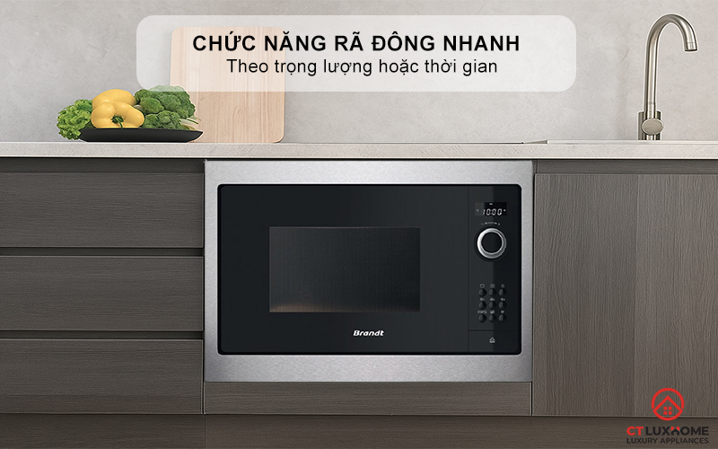 Chức năng rã đông nhanh theo trọng lượng hoặc thời gian, giảm thời gian chờ đợi