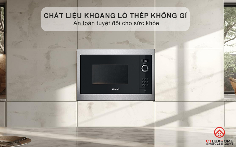 Chất liệu khoang lò thép không gỉ - An toàn tuyệt đối cho sức khỏe