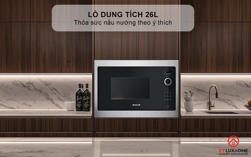 Dung tích 26L thỏa sức nấu nướng theo ý thích