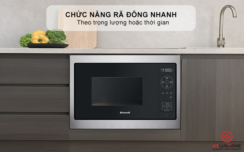 Chức năng rã đông nhanh theo trọng lượng hoặc thời gian, giảm thời gian chờ đợi 