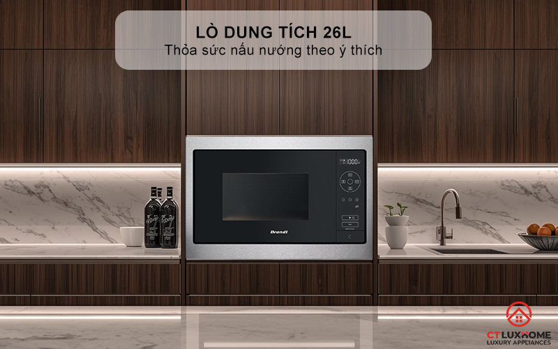 Dung tích 26L thỏa sức nấu nướng theo ý thích
