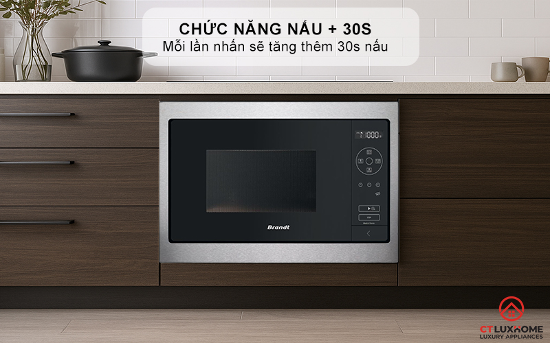 Chức năng nấu + 30s, mỗi lần nhấn sẽ tăng thêm 30s nấu