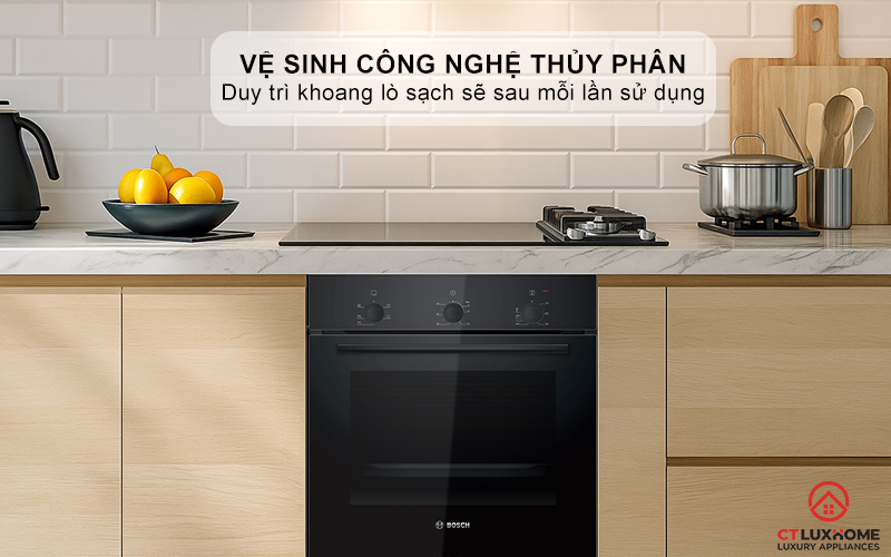 LÒ NƯỚNG ÂM TỦ BOSCH HBF011BA1T SERIES 2 71L MÀU ĐEN 6