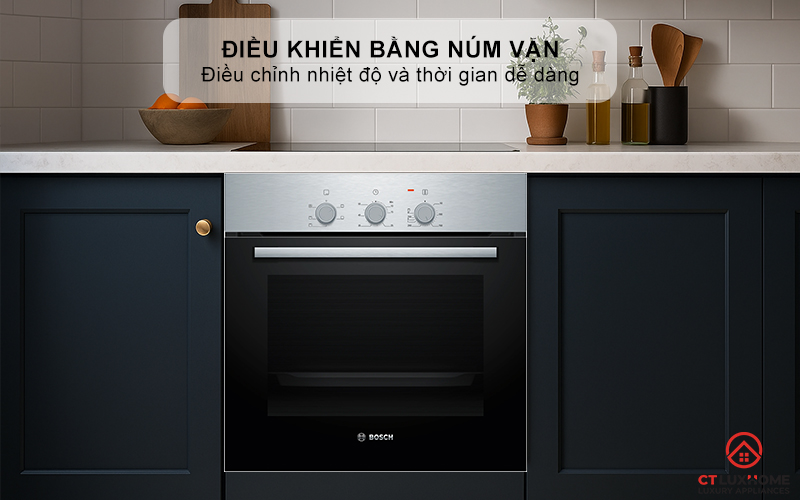 LÒ NƯỚNG ÂM TỦ BOSCH HBF011BR0T SERIES 2 71L THÉP KHÔNG RỈ 4