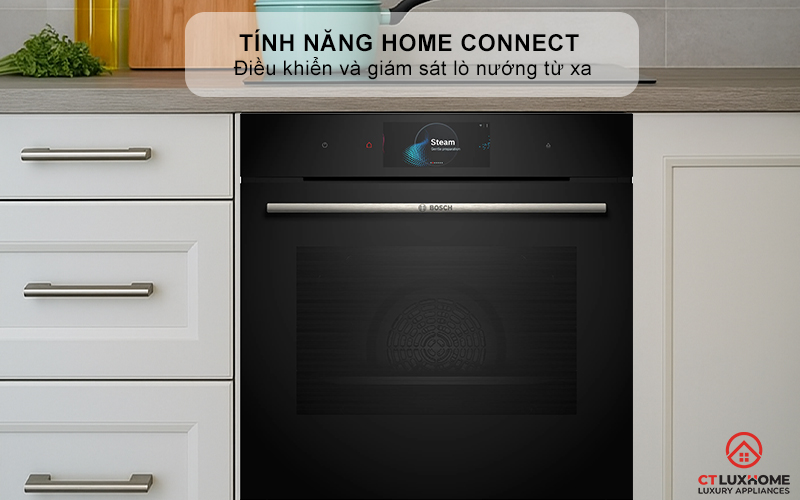 LÒ NƯỚNG KÈM HẤP ÂM TỦ BOSCH HSG7584B1 SERIES 8 MÀU ĐEN 71 LÍT 8