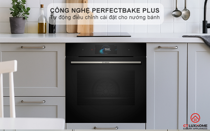 LÒ NƯỚNG KÈM HẤP ÂM TỦ BOSCH HSG7584B1 SERIES 8 MÀU ĐEN 71 LÍT 10