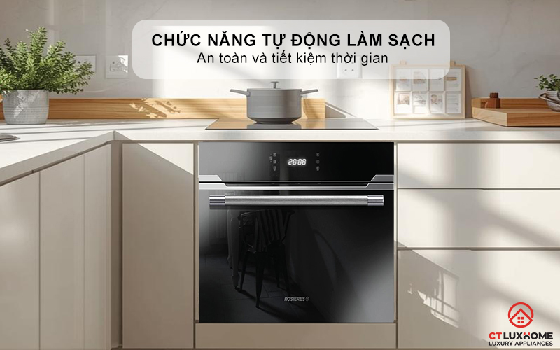 Vệ sinh định kỳ dễ dàng với chức năng tự động làm sạch