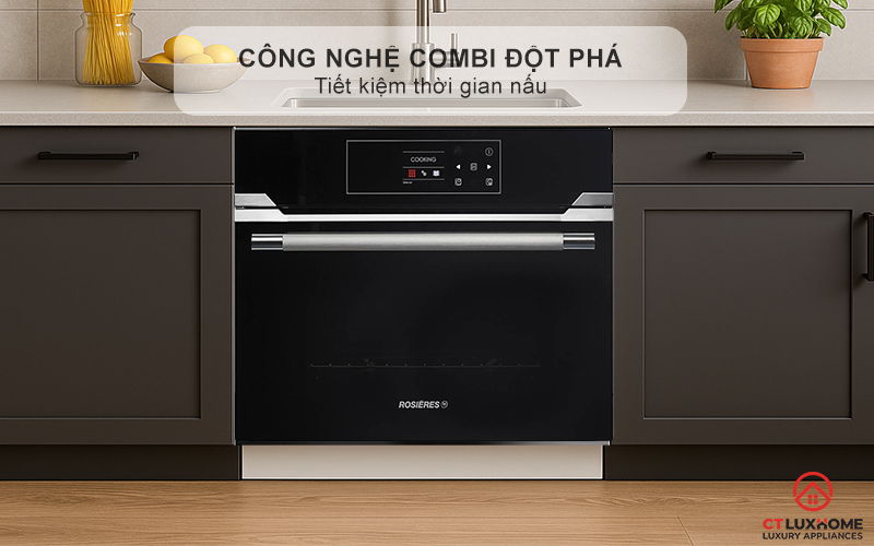 Công nghệ Combi đột phá, tiết kiệm thời gian nấu