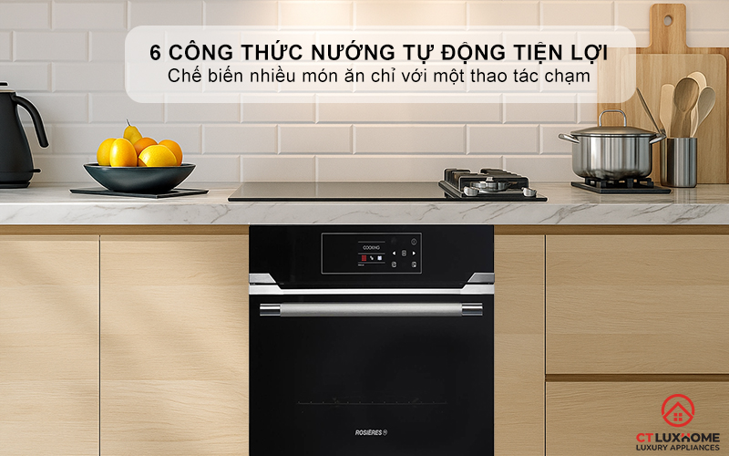 6 công thức nướng tự động tiện lợi