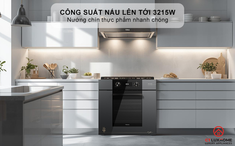 Công suất nấu lên tới 3215W
