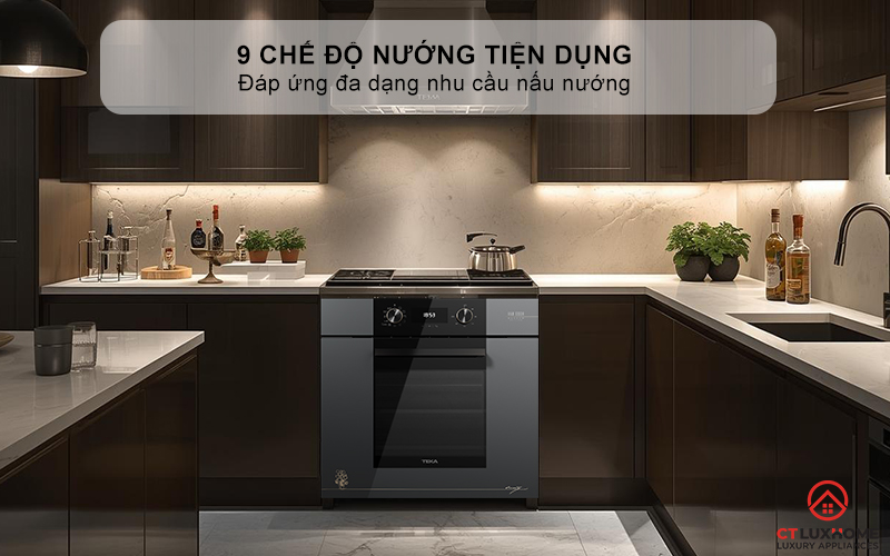 9 chế độ nướng tiện dụng