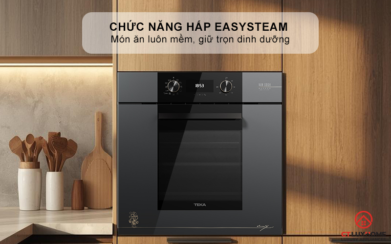 Chức năng hấp EasySteam - Món ăn luôn mềm, giữ trọn dinh dưỡng