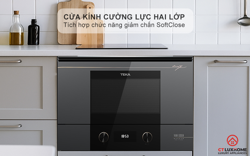 Cửa lò hai lớp cách nhiệt - Tích hợp chức năng giảm chấn SoftClose