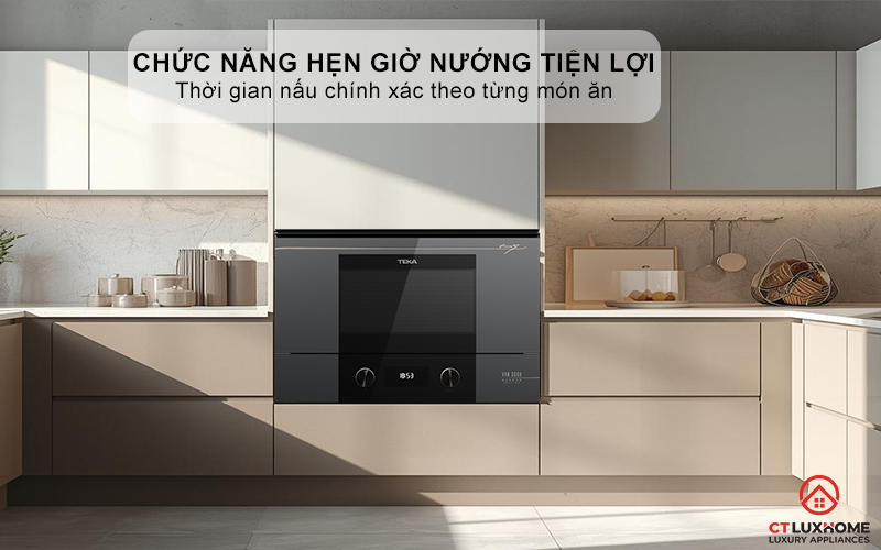 Chức năng hẹn giờ nướng tiện lợi