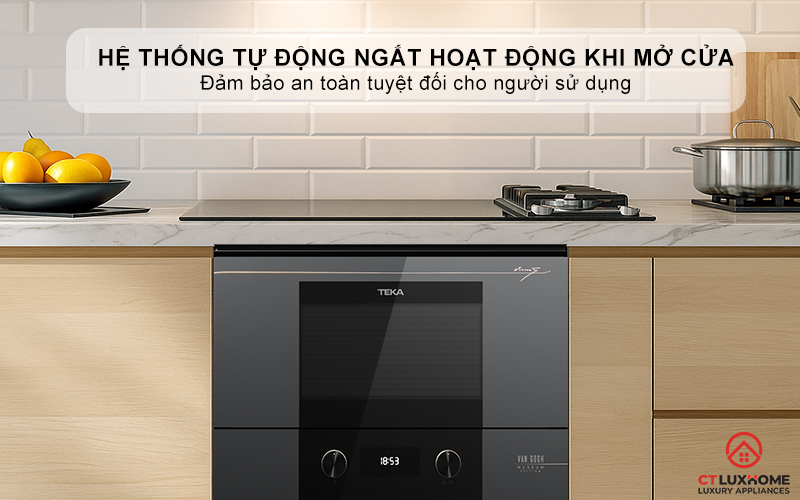 Hệ thống tự động ngắt hoạt động khi mở cửa