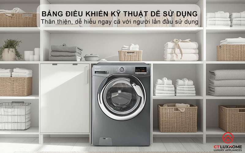 Bảng điều khiển kỹ thuật số trực quan, dễ sử dụng