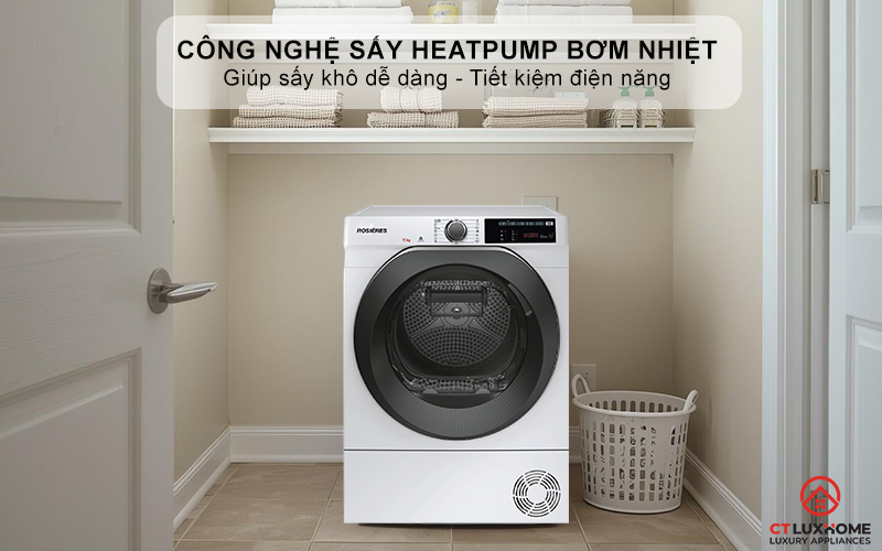 Công nghệ sấy Heatpump bơm nhiệt, giúp sấy khô dễ dàng - Tiết kiệm điện năng