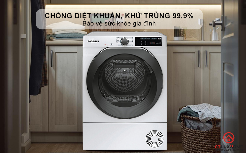 Công nghệ chống diệt khuẩn, khử trùng 99,9% - Bảo vệ sức khỏe gia đình