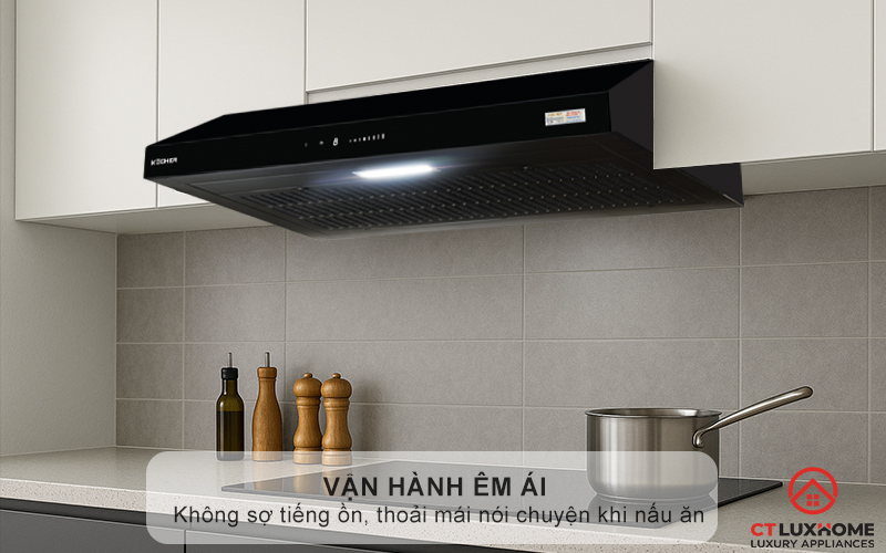 Vận hành êm ái, giảm tiếng ồn tối đa