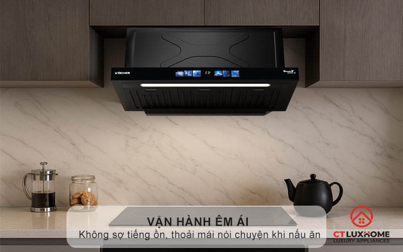 Vận hành êm ái, không lo tiếng ồn