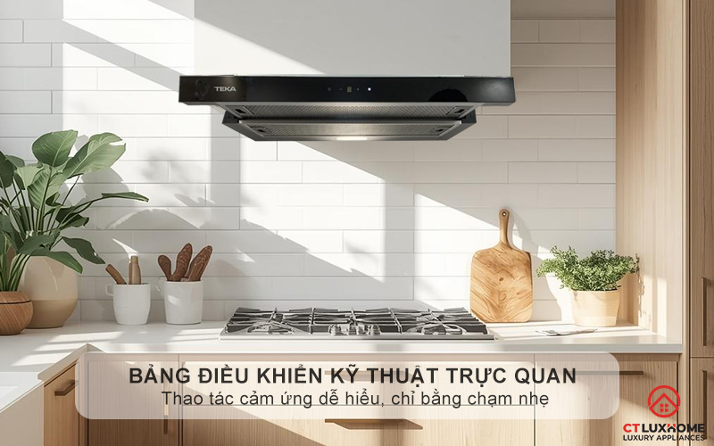 Bảng điều khiển cảm ứng thông minh - Dễ dàng sử dụng