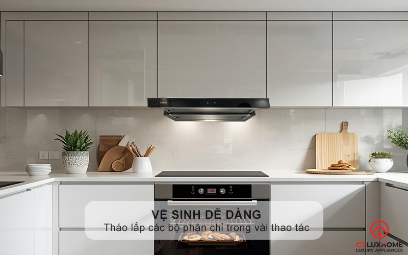 Lưới lọc nhôm, dễ dàng tháo lắp - Vệ sinh dễ dàng