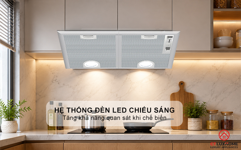 MÁY HÚT MÙI ÂM TỦ DẠNG VÒM BOSCH DHL555BL SERIE 4 NGANG 53CM 5