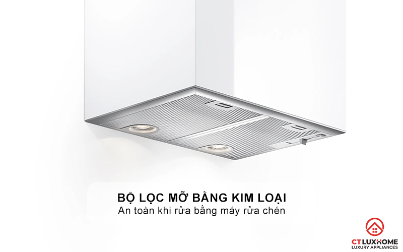 MÁY HÚT MÙI ÂM TỦ DẠNG VÒM BOSCH DHL555BL SERIE 4 NGANG 53CM 6